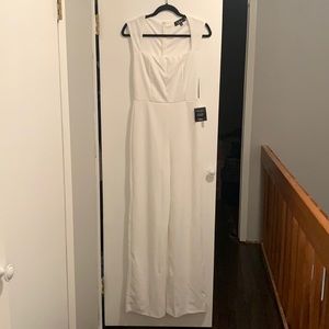 NWT Lulus White Jumpsuit